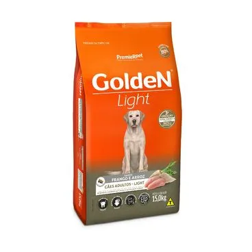 Ração Golden Fórmula Light Cães Adultos Frango e Arroz 15kg