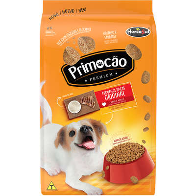 Ração Primocão Cão Adulto Raças Pequenas Carne e Arroz 15kg
