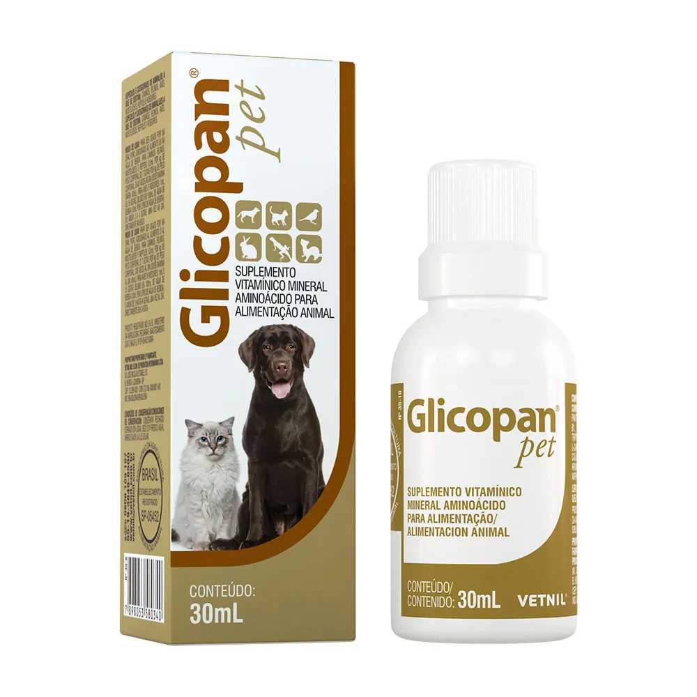 Glicopan Pet Suplemento Alimentar 30ml