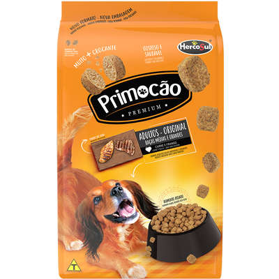Ração Primocão Cão Adulto Raças Médias e Grandes Carne e Frango 10,1kg