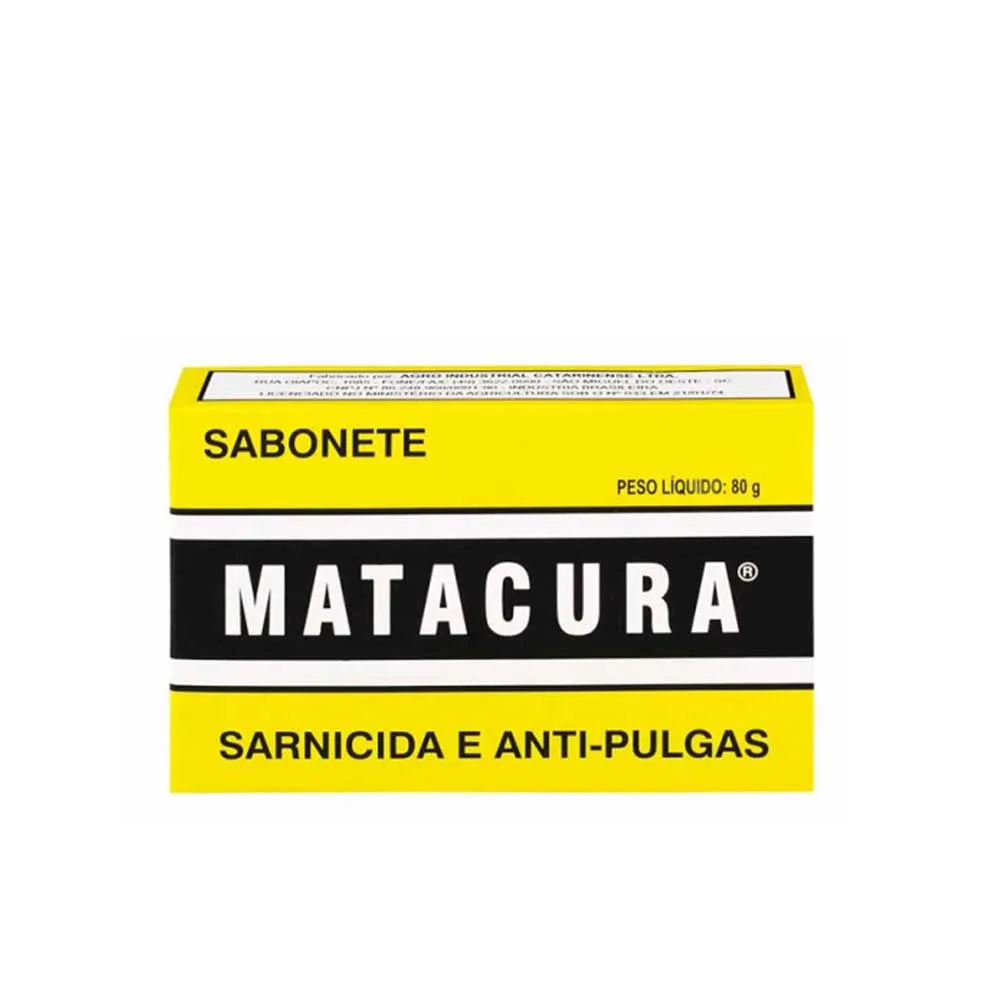 Sabonete Sarnicida e Antipulgas Matacura 80 g